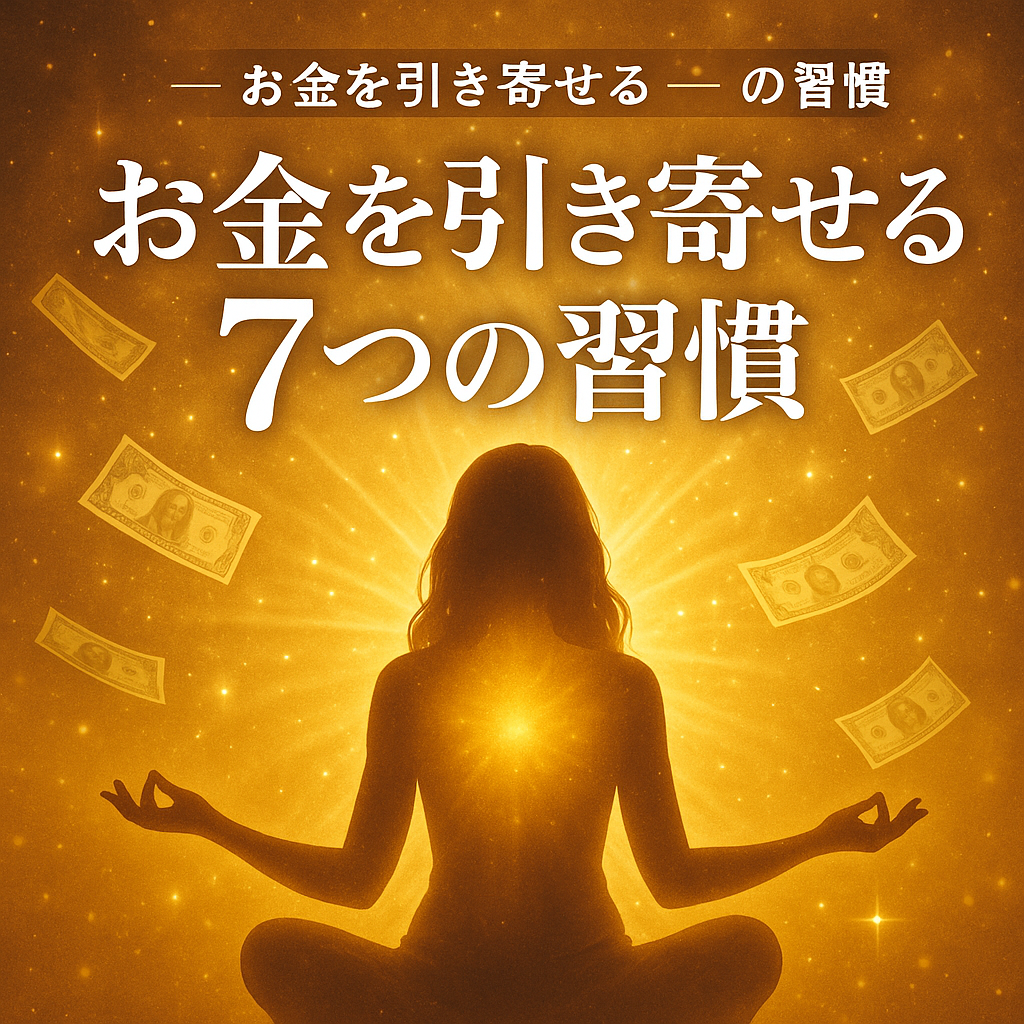 【保存版】お金を引き寄せる7つの方法｜初心者でも今日からできる実践テクニック